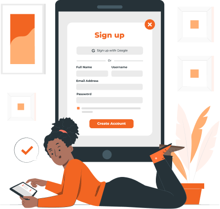Sign Up Illustration